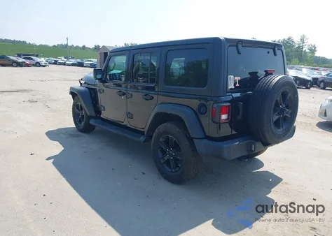 2021 Jeep Wrangler Unlimited Sport Altitude 4X4 из США, поврежденный, VIN 1C4HJXDG5MW808329